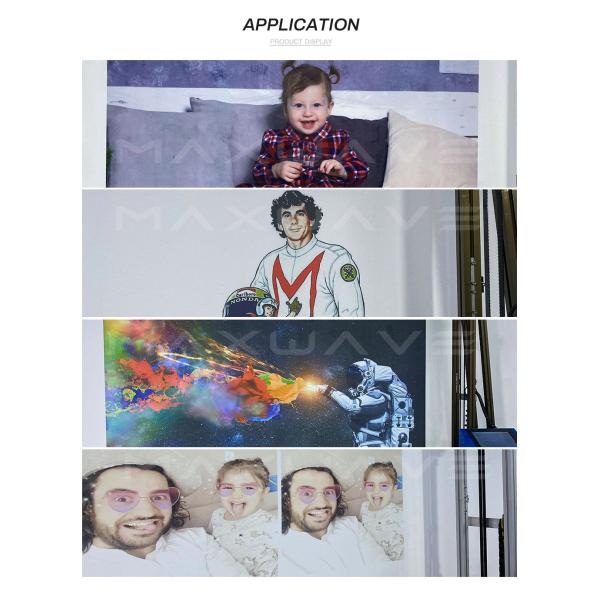 5D CMYKW UV Wall Printing Machine With Epson Head