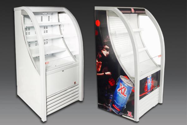 Buy 170L Drink Show Case Cooler front open Cooler Displayer at wholesale prices