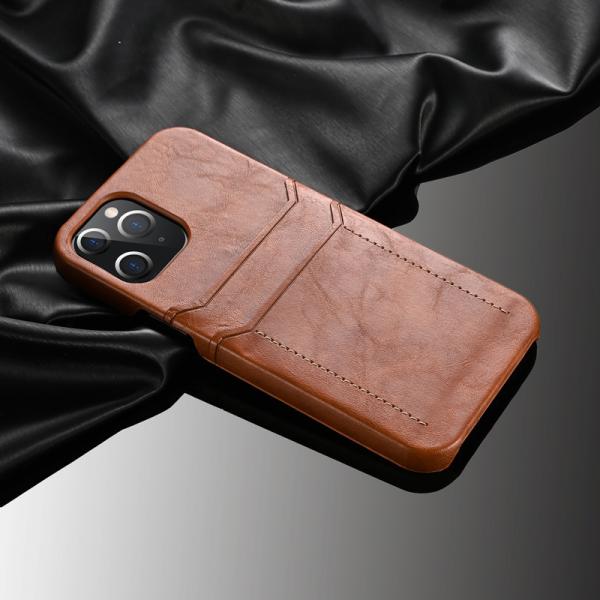 PU Leather Card Pocket Phone Case , Retro Phone Cover Eco Friendly For Iphone