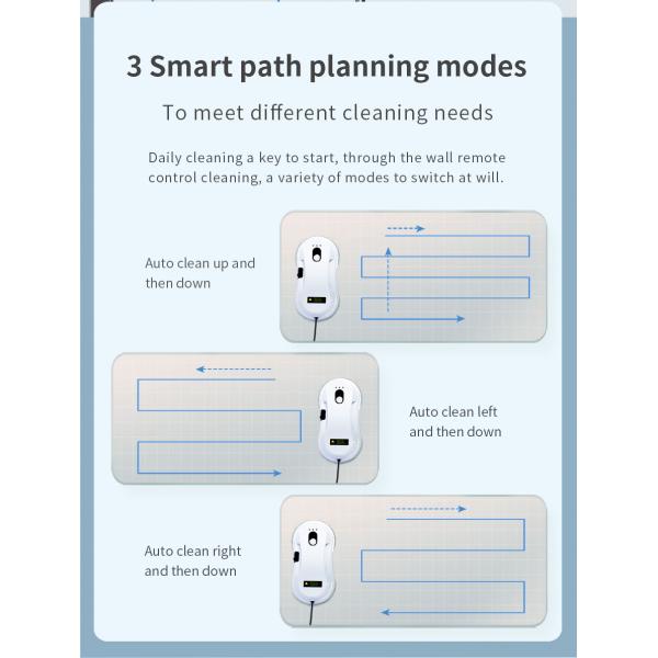 Vertical Auto Window Cleaner Robot 110V Household Automatic Window Washing Machine
