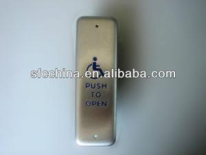 Quality Anti-theft 4.75&quot; small square push to open or push to exit switch for autodoor for sale