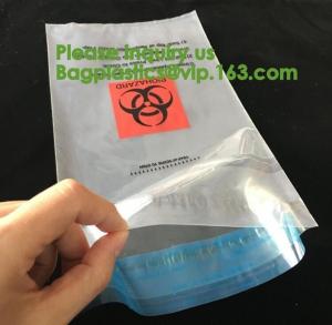 Bio-Medical Hazardous Waste bag, Bio-Hazard Specimen pouch Printed Medical Mart, Biological Waste Management