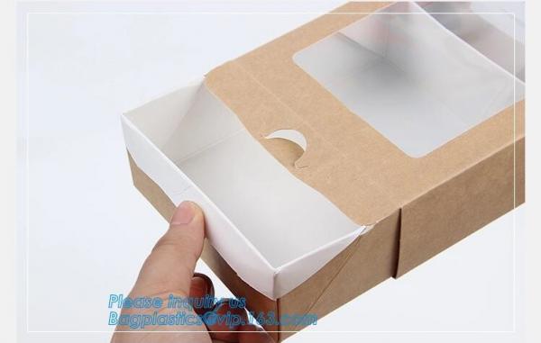 Wholesale China Supply Transparent PVC Material Type Packaging Plastic Box Cake Box for Birthday Cake with Ribbon bageas
