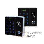Touch Panel Fingerprint and RFID Card Access Control Reader Support Password and