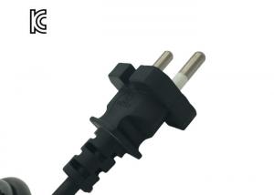 Quality 10A 250V Korea Power Cord KC KTL Approved 2 Pin Customized Color Length for sale