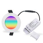 36W RGBW LED Downlight with Fade/Flash/Strobe/Pulse Effects & Triac Dimmable