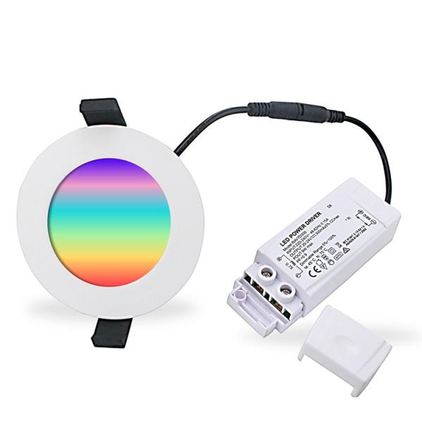 Buy 0-10V Dimmable RGBW LED Panel Light with 80-83Ra or 95-98Ra Color Rendering Index at wholesale prices