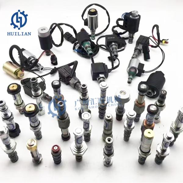 6905956 690-5956 Bulldozer Wheel Loader Parts Solenoid Valve For Lieb-herr Excavator