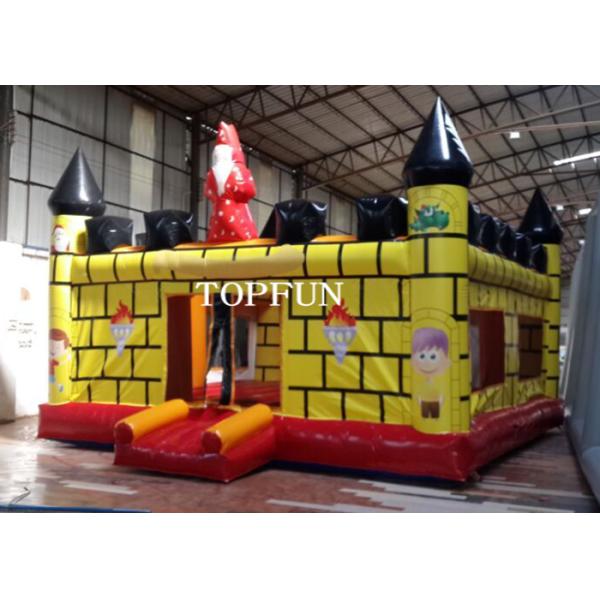 Commercial Pirate Jumping Castle Double Sewing , Kids Jumping Castle 6 x 6 m