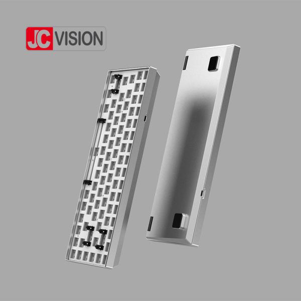 JCVISION 84 Keys Mechanical Keyboard Kits Anti Ghosting CNC Metal Aluminum Frame