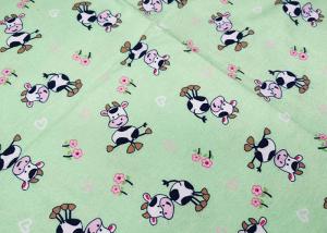 Quality Cute Animal Printing Cotton Flannel Cloth Waterproof For Children'S Warm Care for sale