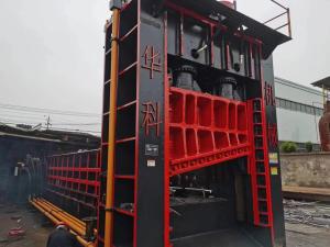 PLC Automatic Control Scrap Metal Shearing Machine With 2 Remote Controls High Efficiency