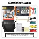 VICTOR 4105B intelligent multifunctional grounding testing instrument with High