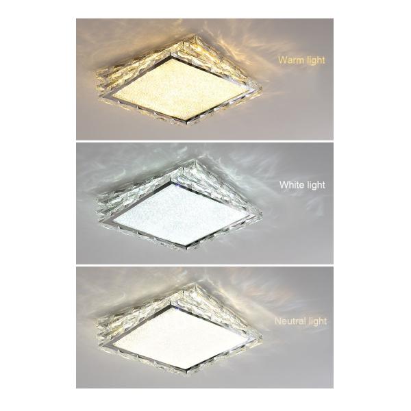 Luxury Simple Square Crystal Ceiling luxury light(WH-CA-110)