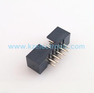 Buy Dual row straight box header connector, 2*5pin headers at wholesale prices
