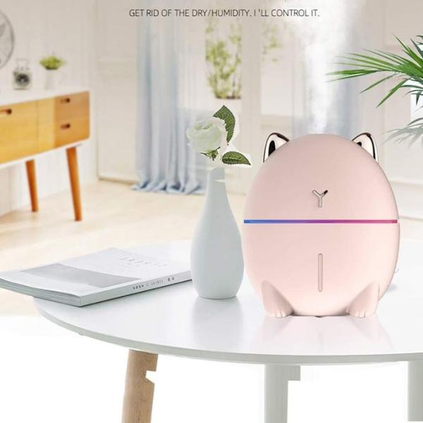 Portable 200ml Plastic Ultrasonic Cool Mist Essential Oil Diffuser