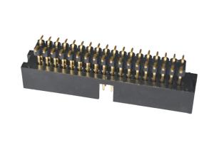Quality Double Plastic Box Header 2.54 Mm SMT Type PCB Board Gold Flash 3.0AMP for sale