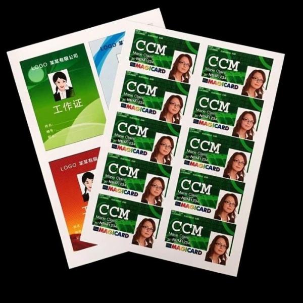 A3 A4 Sizes Digital White PVC Sheet , 300micron 0.3mm Digital Printing PVC Sheet