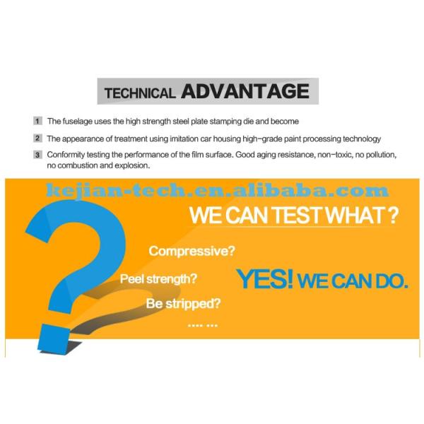 100T Plastic Rubber Peel Adhesion Test Equipment With 0.5 To 1000mm / Min