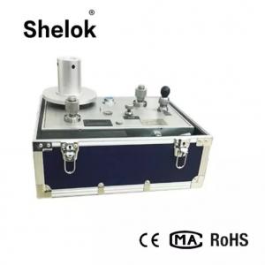 Quality Piston hydraulic 0.005 accuracy 0.1~100MPa dead weight tester pressure gauge calibration machine for sale