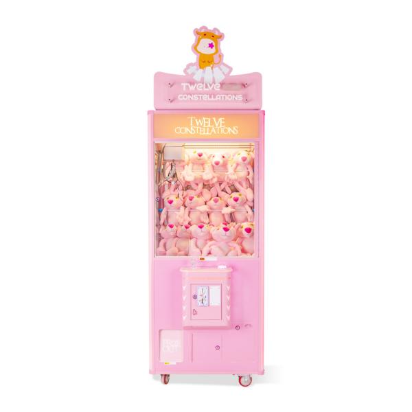 Buy Twelve Constellations Plush Toy Stuffing Machine , Three Color Arcade Crane Machine at wholesale prices