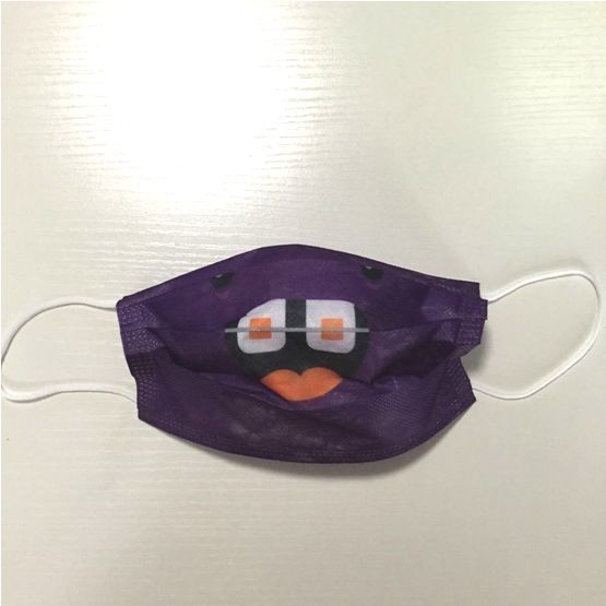 Beautiful Dental Disposable Earloop Face Mask With Cartoon Design
