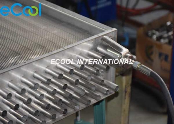 AHU Cooling Coil , Air Conditioner Stainless Steel Fin and Tube Heat Exchanger