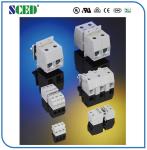 10.1mm Width Through Panel Terminal Blocks Brass UL94 V0 65A