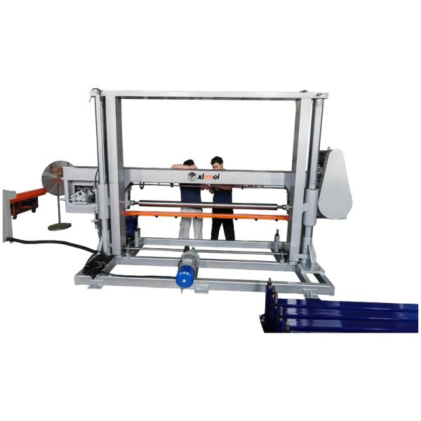Heavy-duty Stability PU Rigid 120 ILD PU Block 160 Kg/m³ Rebond Foam Block Semi Automatic Horizontal Splitting Machine Epuipped DELTA Control And