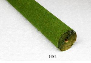China 138#(yellow green) grass mat,architectural model materials,simulation turf, yellow green grass mat on sale