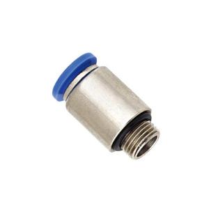 Quality POC - G Air Fitting with O - Ring Brass Nickel Plate One - Touch Round tube fittings for sale
