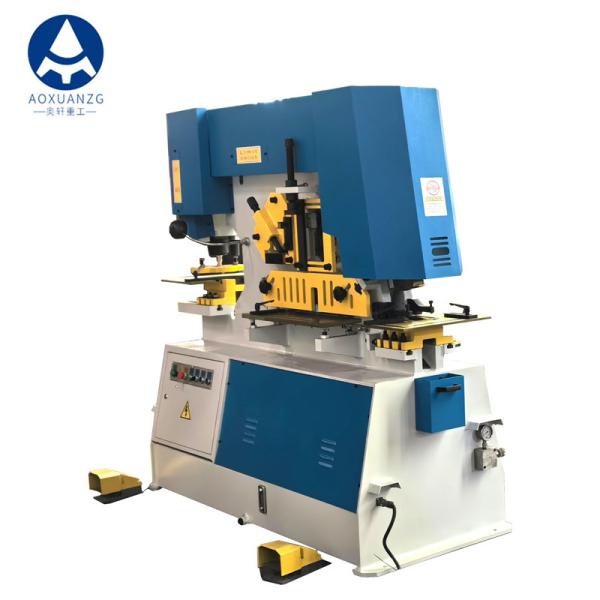 Buy Hydraulic Ironworker Machine With Bending Shearing And Punching at wholesale prices