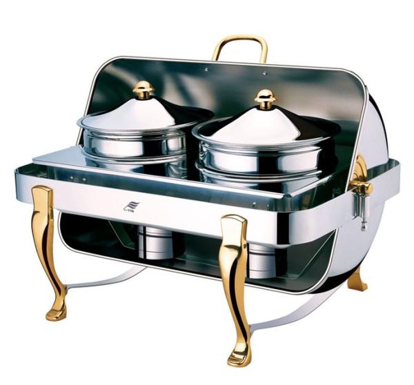 Buy High quality Rectangle roll top chafing dishRectangle soup station at wholesale prices
