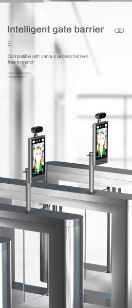 Buy Bluetooth Face Recognition Infrared Thermometer Temperature Measuring Access Control Machine at wholesale prices