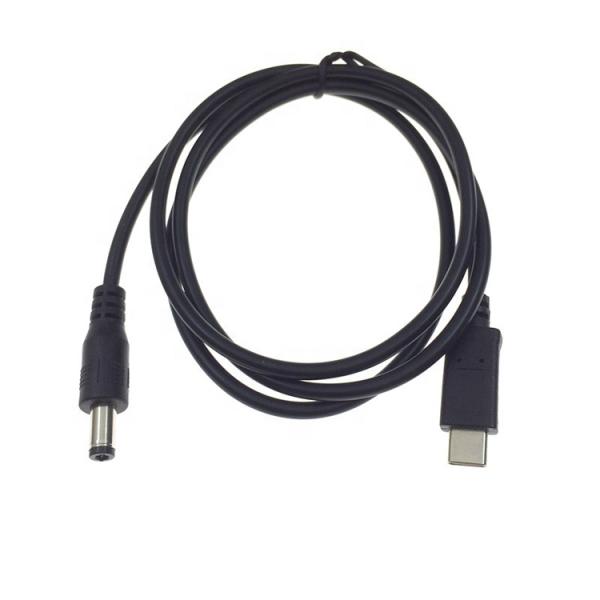 Quick Charge 20V 3A 65W PD USB Type C to DC 5.5mm X 2.1mm Power Supply Charging Cable