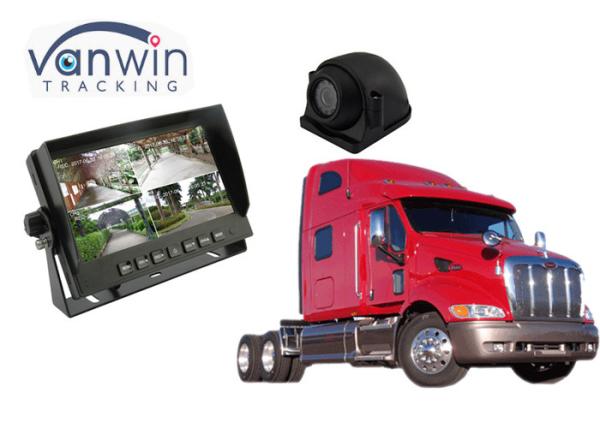Buy Quad Split Car TFT LCD Monitor 4 Channels With Built - In DVR Video Recording at wholesale prices