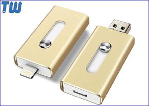 China iPhone External Drive OTG USB Pen Drives Sliding Double Interface on sale