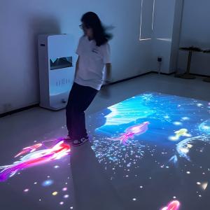 Quality Portable Interactive Ground Projection Machine 4000 Lumens for sale