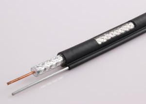 Buy CCS RG11 Copper coaxial cable with Steel Messenger Cable 60% and 40% Aluminum Braiding at wholesale prices