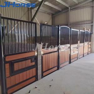 Quality Secure Easy Install Free Standing Horse Stall Panels Bamboo Wood Interlock Stable Boxes for sale