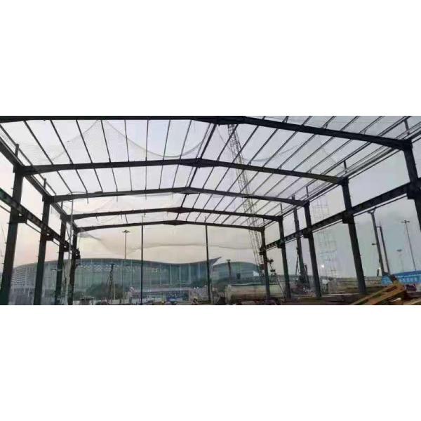 Q235 H Steel Frame Construction With Sandwich Panel Roof