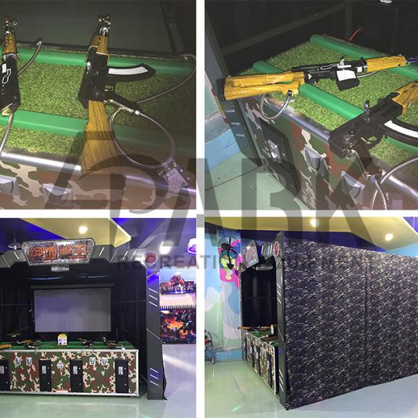 Attrative Vr Shooting Machine , 4 Players 3d Gun Hunting Machine