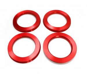 China High Performance Red Wheel Hub Centric Rings 108 To 78.1 Mm For Chevrolet GMC on sale