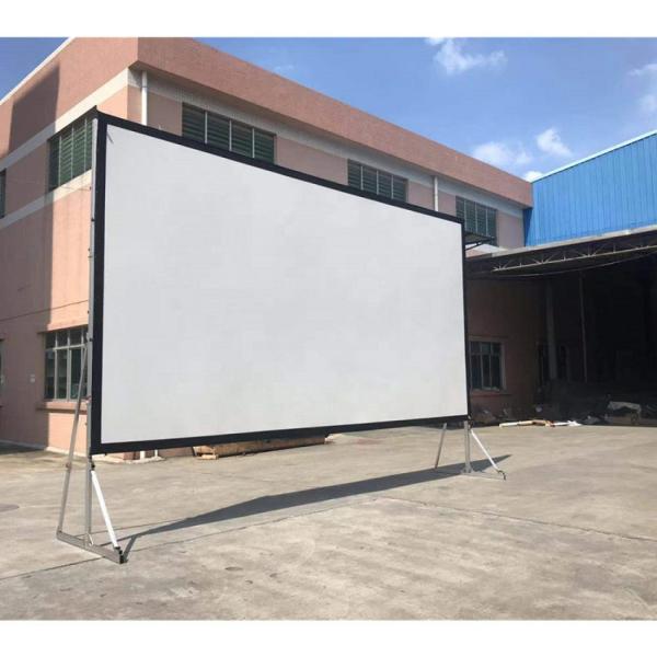 Buy 300 Inch Fast Fold Mobile Screens Are Perfect For Convenient Mobile Usage With Flight Case at wholesale prices
