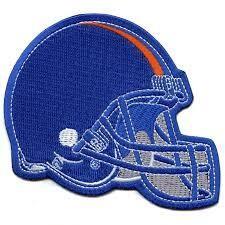 Quality Iron On Sew On Embroidered Logo Patch Football Fans Favorite Team Helmet for sale