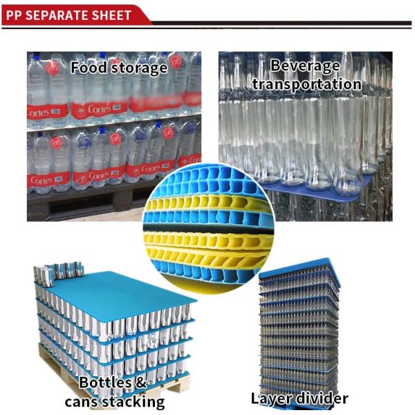 PP Corrugated Sheet 3-layer Structure Thickness 0.2-2mm Available Paypal Accepted