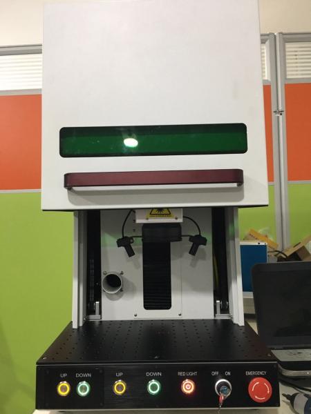 Buy High Accuracy Fiber Laser Engraver Marking Machine Air Cooling Long Lifespan at wholesale prices