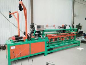 Quality Automatic Mesh Rolling Double Wire Mesh Weaving Machine PLC Control for sale