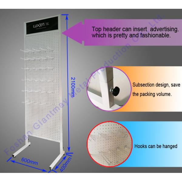 Tools Accessories Racking Metal Display Stand Perrforated Shelf