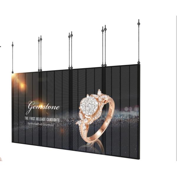 Versatile and Customizable Transparent LED Display G7.82-7.82 with 6.2kg Cabinet Weight